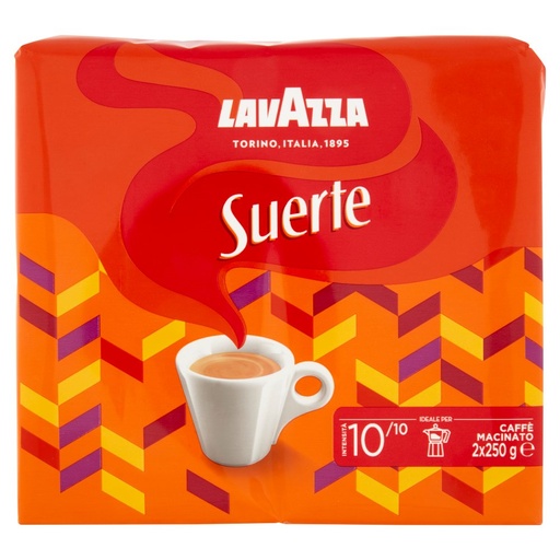 [000007766] Lavazza Caffè Suerte Pz.2 x Gr.250