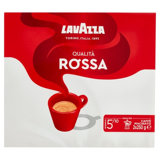 [000007772] Lavazza Caffè Qualità Rossa Pz.2 x Gr.250