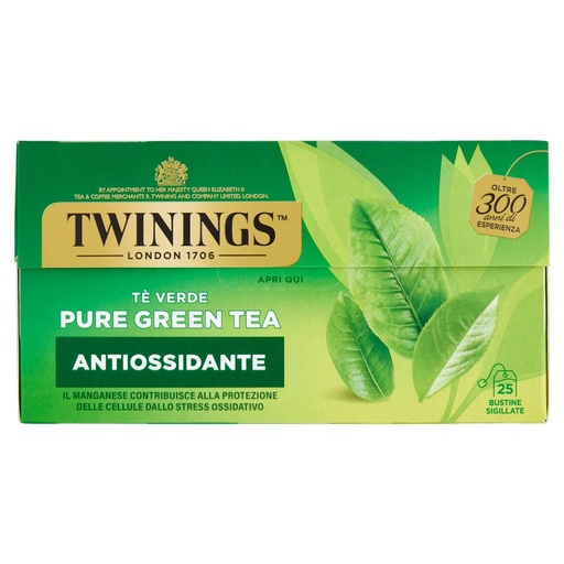 [000007850] Twinings Tea Pure Green 25 Filtri