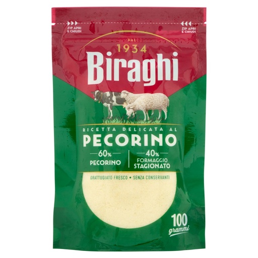 [000007924] Biraghi Pecorino Grattugiato Gr.100