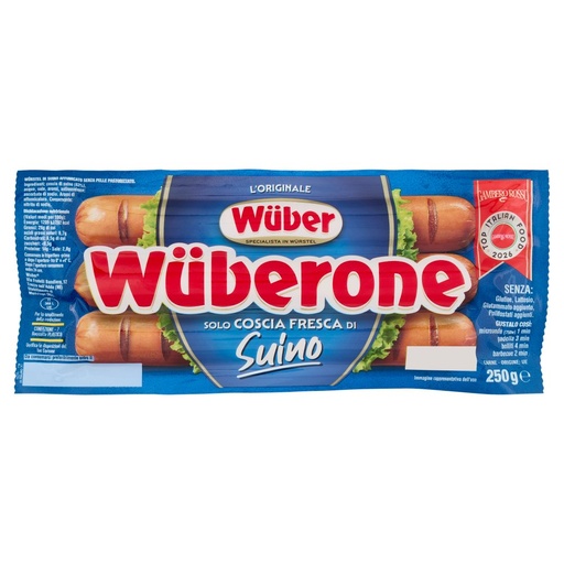 [000008053] Wuber Wuberone Puro Suino Gr.250 Pz.3
