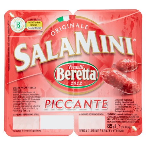 [000008083] BERETTA SALAMINI PICCANTI GR.85