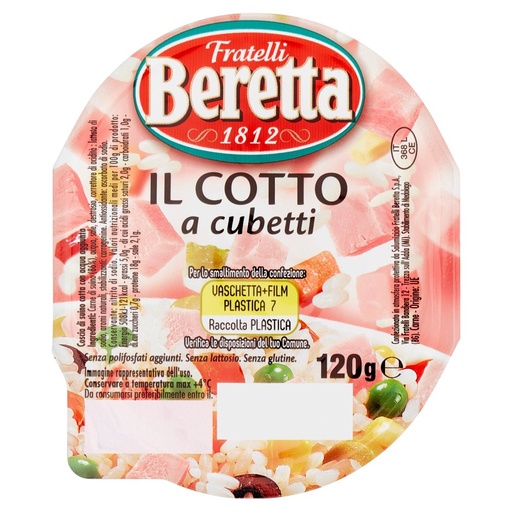 [000008094] Beretta Cotto A Cubetti Gr.120