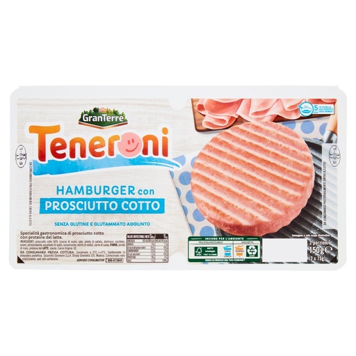 [000008129] Casa Modena Teneroni Prosciutto Cotto Gr.150