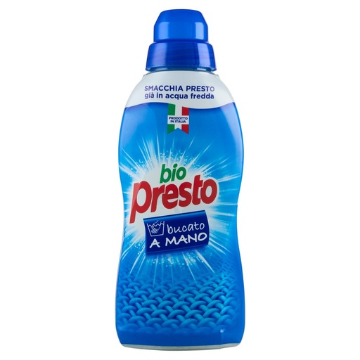 [000008147] Bio Presto Detersivo Liquido Bucato A Mano Ml.750