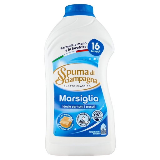 [000008221] Spuma di Sciampagna Bucato Marsiglia 16 Lavaggi