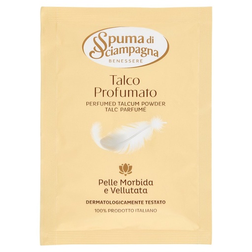 [000008226] Spuma di Sciampagna Talco Busta Gr.75