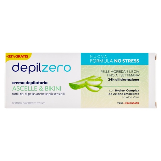 [000008282] Depilzero Crema Ascelle Bikini Ml.75