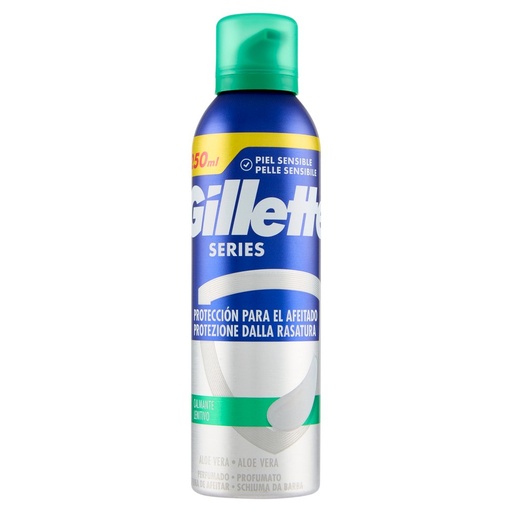[000008300] Gillette Series Schiuma Da Barba Sensitive Pelli Sensibili Ml.250