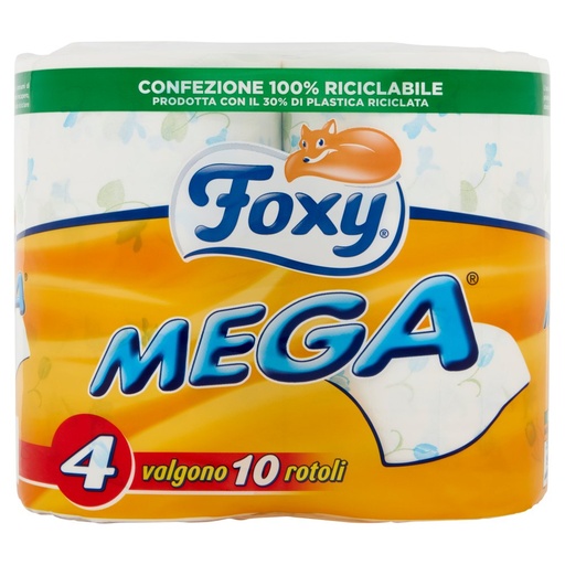 [000008364] Foxy Carta Igienica Mega Rotoloni Pz.4