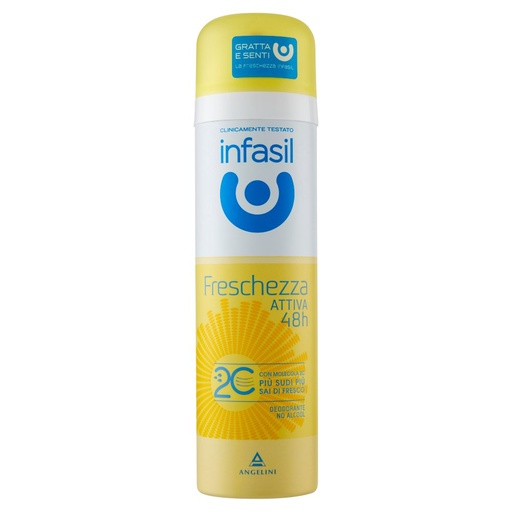 [000008448] Infasil Deo Spray Freschezza Attiva Ml.150