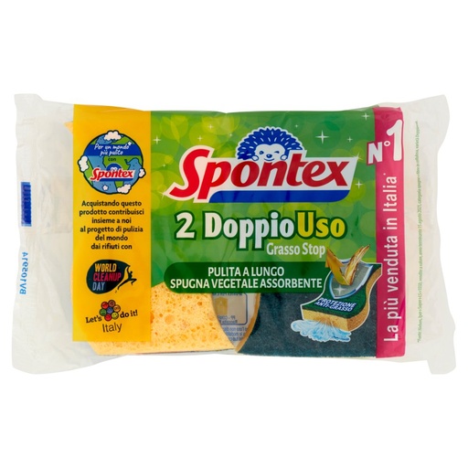 [000008611] Spontex Spugna Abrasiva Hot Doppiouso X2
