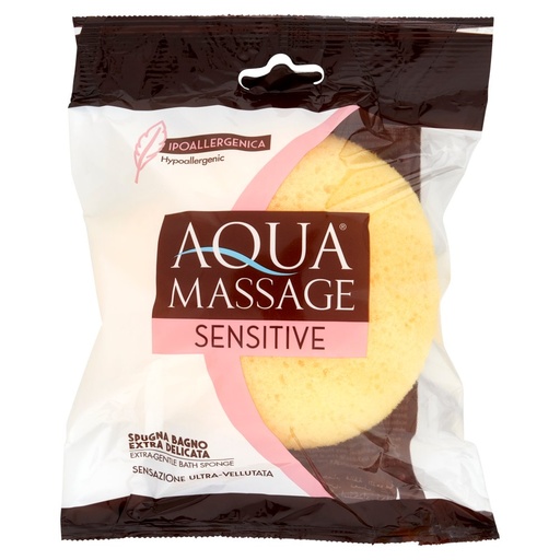 [000008616] Aquamassage Sensitive Spugna Bagno Extra Delicata