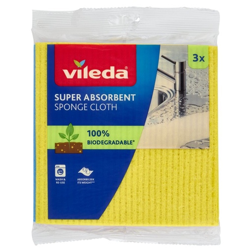 [000008617] Vileda Panno Spugna X3