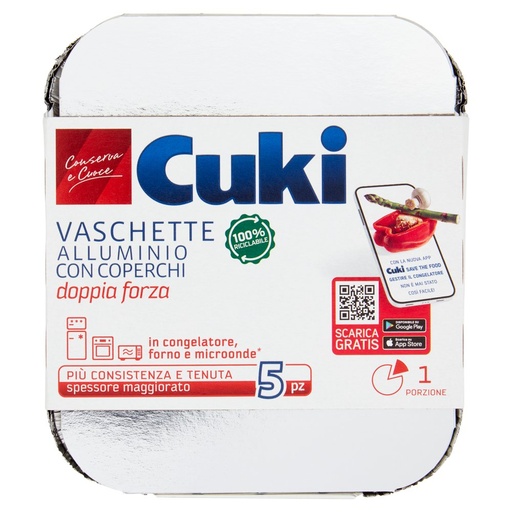 [000008656] Cuki Contenitore Caldo Gelo con Coperchio