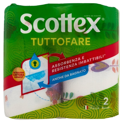 [000008685] Scottex Carta Tuttofare X 2 Rotoli