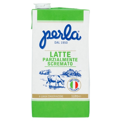 [000008786] Perla Latte Parzialmente Scremato Lt.1