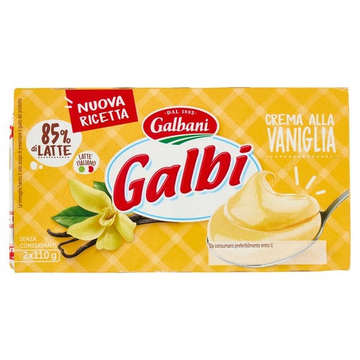 [000008809] Galbani Galbi Bontalatte Vaniglia Gr.110X2