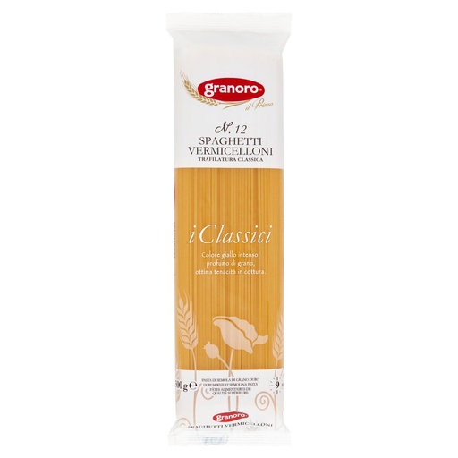 [000008902] Granoro Vermicelloni N°12 Gr.500