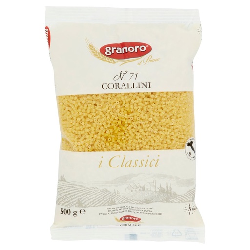 [000008913] GRANORO CORALLINI NÂ°71 GR.500