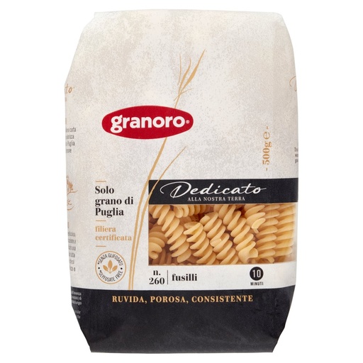 [000008951] Granoro Dedicato Fusilli Gr.500