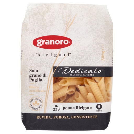 [000008953] Granoro Dedicato Penne Rigate Gr.500