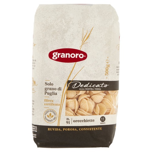[000008966] Granoro Dedicato Orecchiette N°91 Gr.500