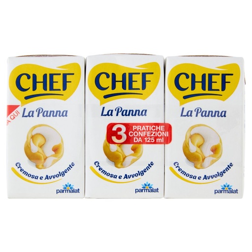 [000009090] Parmalat Chef Panna Ml.125X3