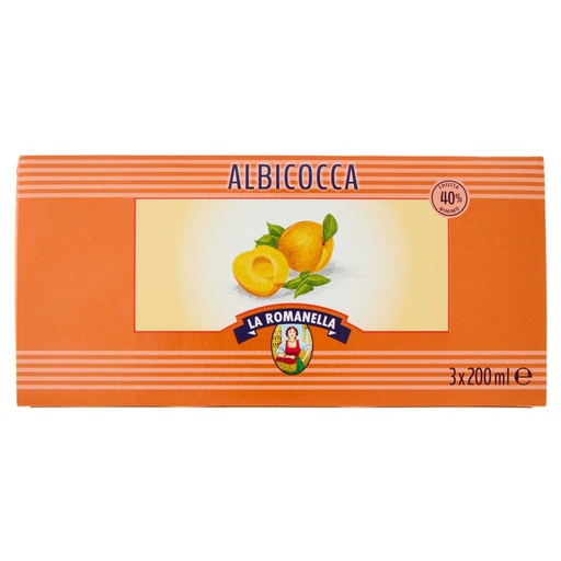 [000009191] La Doria Nettare Albicocca Ml.200X3
