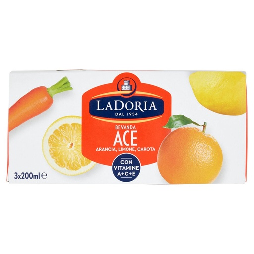 [000009194] La Doria Nettare Ace Ml.200X3