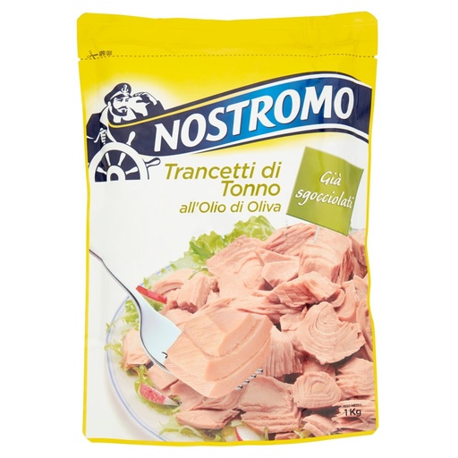 [000009303] Nostromo Trancetti di Tonno all’Olio di Oliva Kg.1