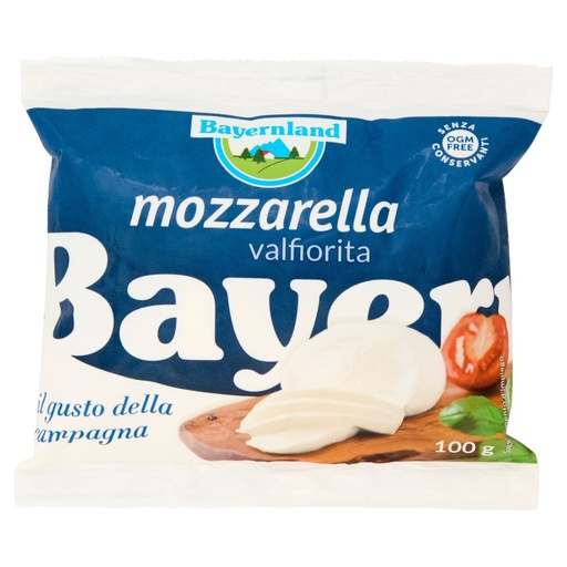 [000009338] Bayernland Mozzarella Valfiorita Gr.100