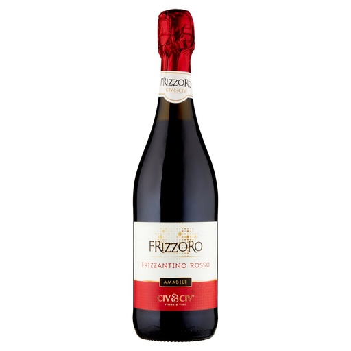 [000009409] Frizzoro Frizzantino Rosso Amabile Emilia Igt Cl.75 Vol.7,5°