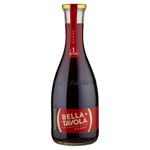 [000009411] Bellatavola Vino Rosso Caraffa Lt.1 Vol.11°
