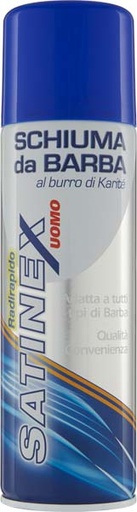 [000009830] Satinex Schiuma Da Barba al Burro di Karite’ Ml.300