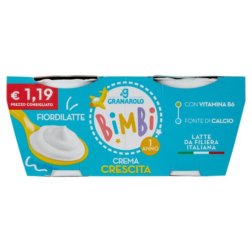 [000010674] Granarolo Crema Crescita Fior di Latte Ml.100 Pz.2