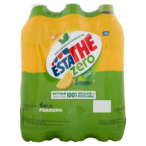 [000010764] Estathé Limone Zero Bottiglia Lt.1,5