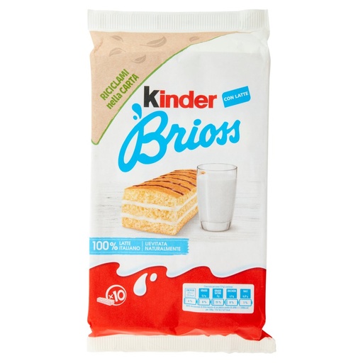 [000010776] Kinder Brioss Latte Pz.10 Gr.270