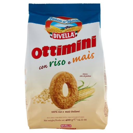 [000010816] Divella Frollini Ottimini Riso e Mais Gr.400
