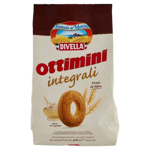[000010821] Divella Ottimini Biscotti Integrali Gr.400