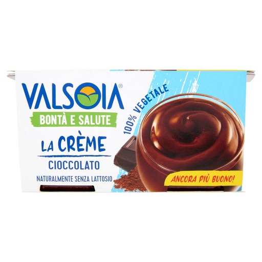 [000010851] Valsoia La Creme' Cioccolato Gr.115X2