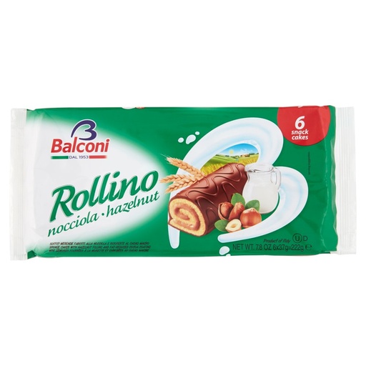 [000011142] Balconi Rollino Nocciola Gr.222 Pz.6