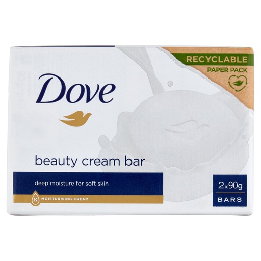 [000011143] Dove Saponetta Beauty Cream Bar Original Gr.100x2