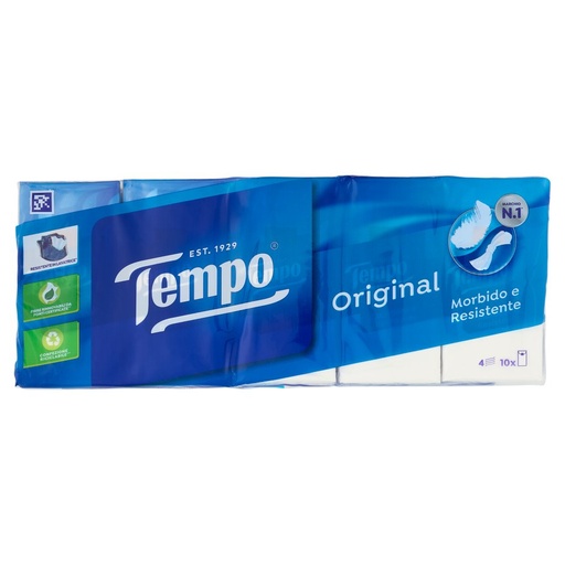 [000011146] Tempo Fazzoletti di Carta Original Pz.10