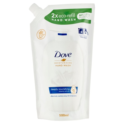 [000011383] Dove Sapone per Mani Ricarica Original Ml.500
