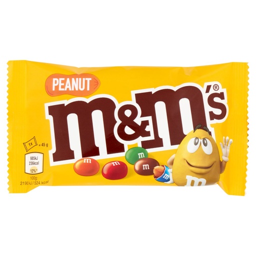 [000011584] M&M's Peanut Confetti al Cioccolato con Arachidi Gr.45