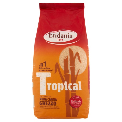 [000012499] Eridania Tropical Cassonade Zucchero di Canna Puro Kg.1