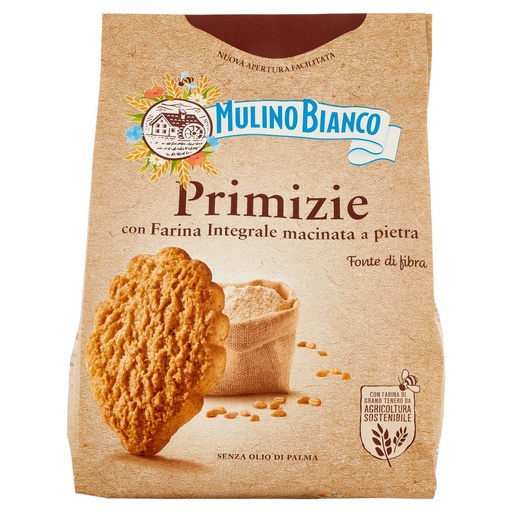 [000012512] Mulino Bianco Primizie con Farina Integrale Macinata a Pietra Gr.700
