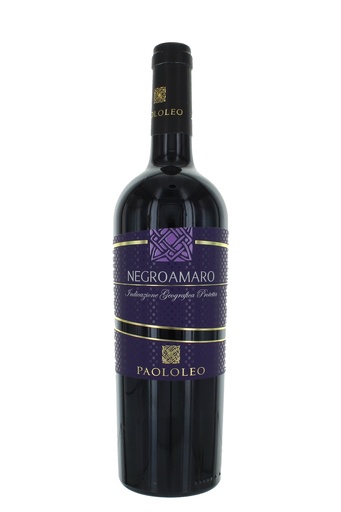 [000013306] PAOLOLEO NEGROAMARO SALENTO CL.75 IGP-13 Â°