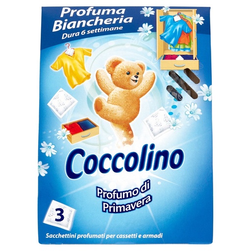 [000013523] Coccolino Sacchetti Profuma Biancheria Pz.3